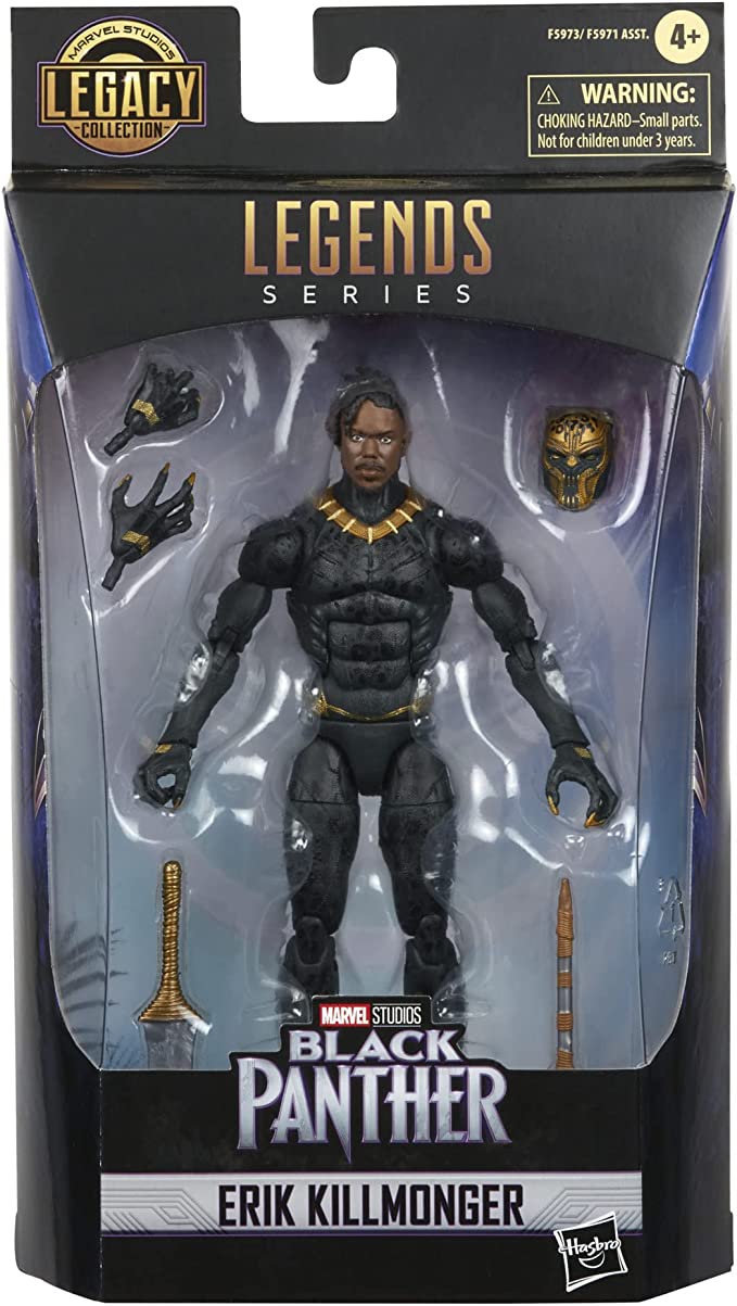 Marvel Legends Series Black Panther Legacy Collection Killmonger 6-inch Action Figure Collectible