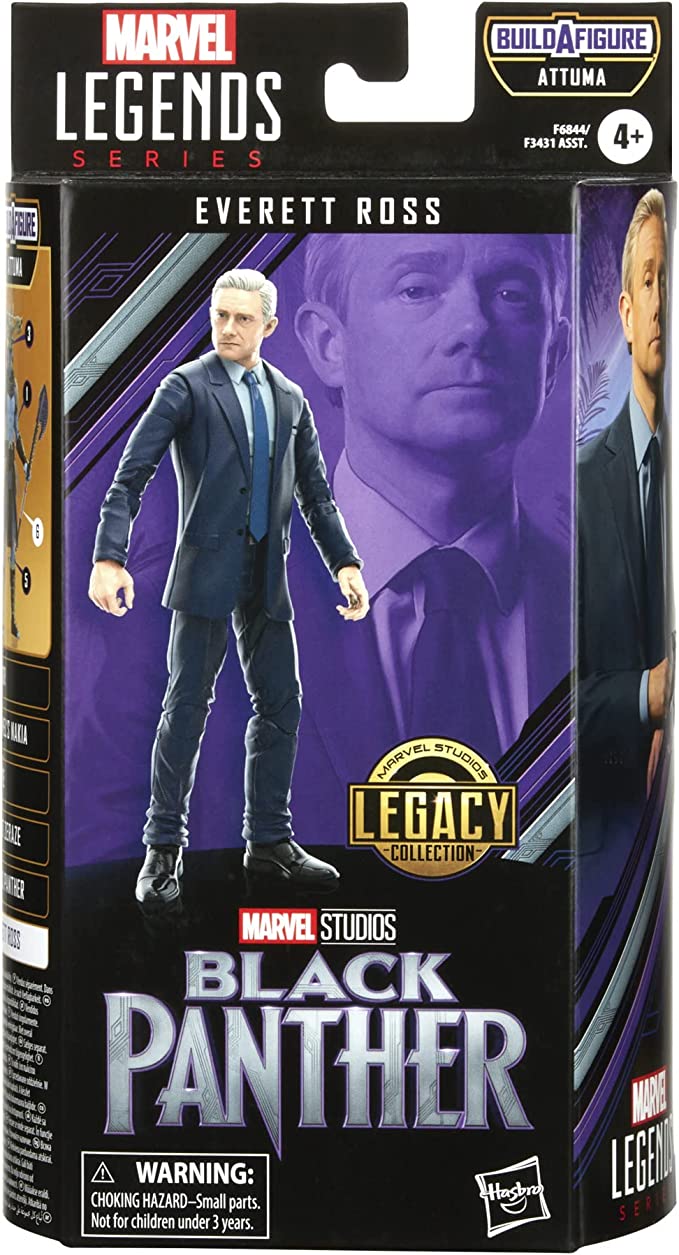 Marvel Legends Series Black Panther Legacy Collection Everett Ross 6-inch MCU Action Figure