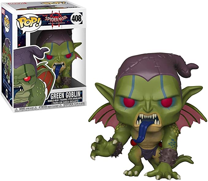 Funko Pop Marvel: Animated Spider-Man Movie - Green Goblin Collectible Figure, Multicolor