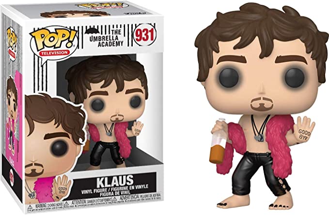 POP Umbrella Academy - Klaus Hargreeves Funko Pop! Vinyl Figure (Bundled with patible Pop Box Protector Case) Multicolored 3.75 inches