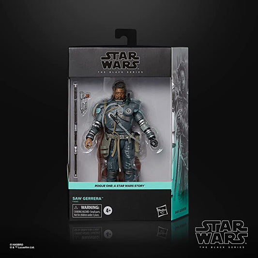 Star Wars The Black Series Saw Gerrera Toy 6-Inch-Scale Rogue One: A Story Collectible Action Figure