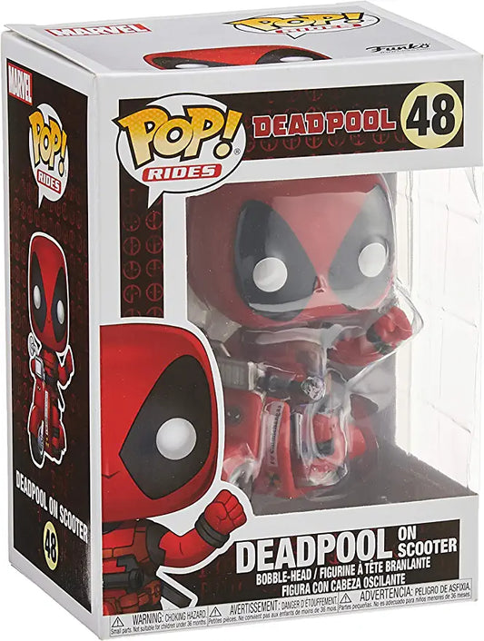 Funko Pop! Ride Marvel: Deadpool & Scooter Collectible Figure