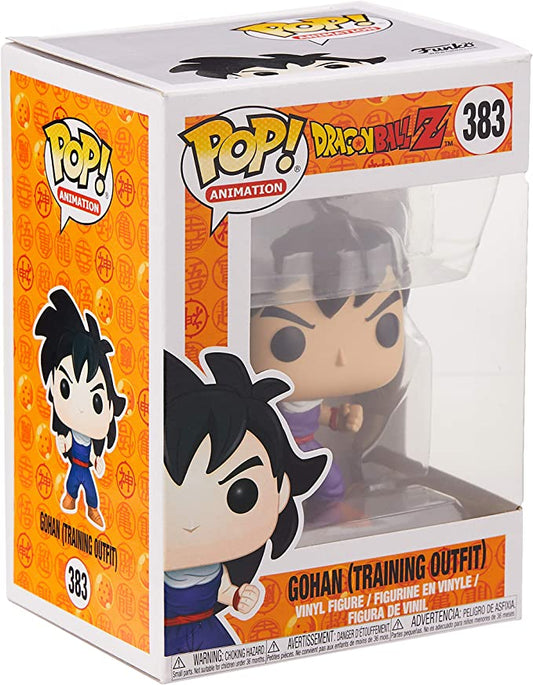 Funko Pop Animation: Dragonball Z - Gohan (Training Outfit) Collectible Figure, Multicolor