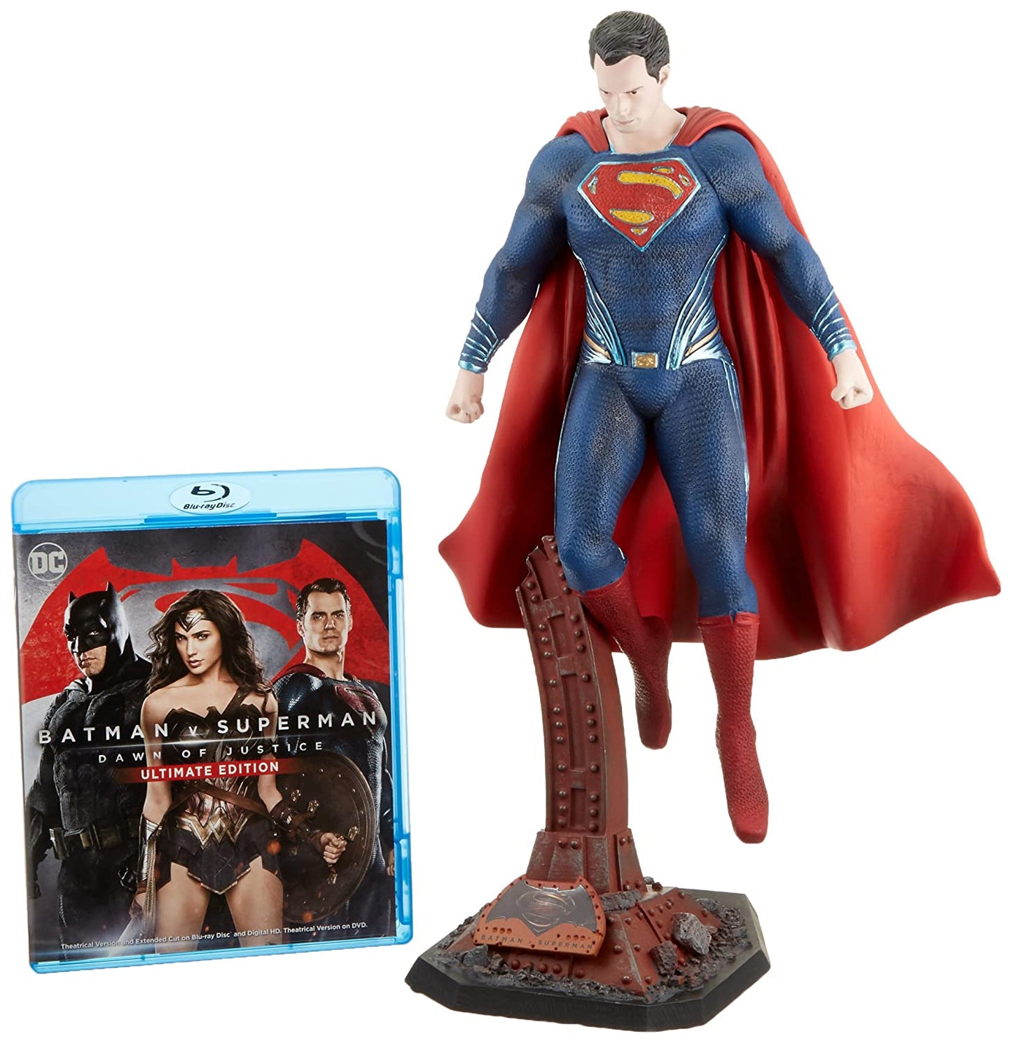 Batman v Superman: Dawn of Justice - Superman Statue Ultimate Edition [Blu-ray 3D + Blu-ray]