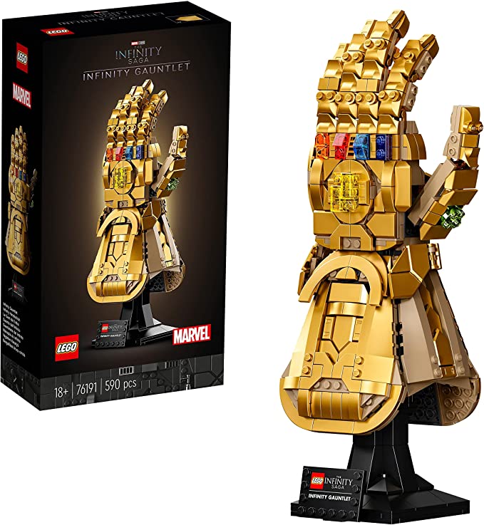 LEGO 76191 Marvel Super Heroes Infinity Gauntlet Building Set, Thanos Glove Model for Adults item already built