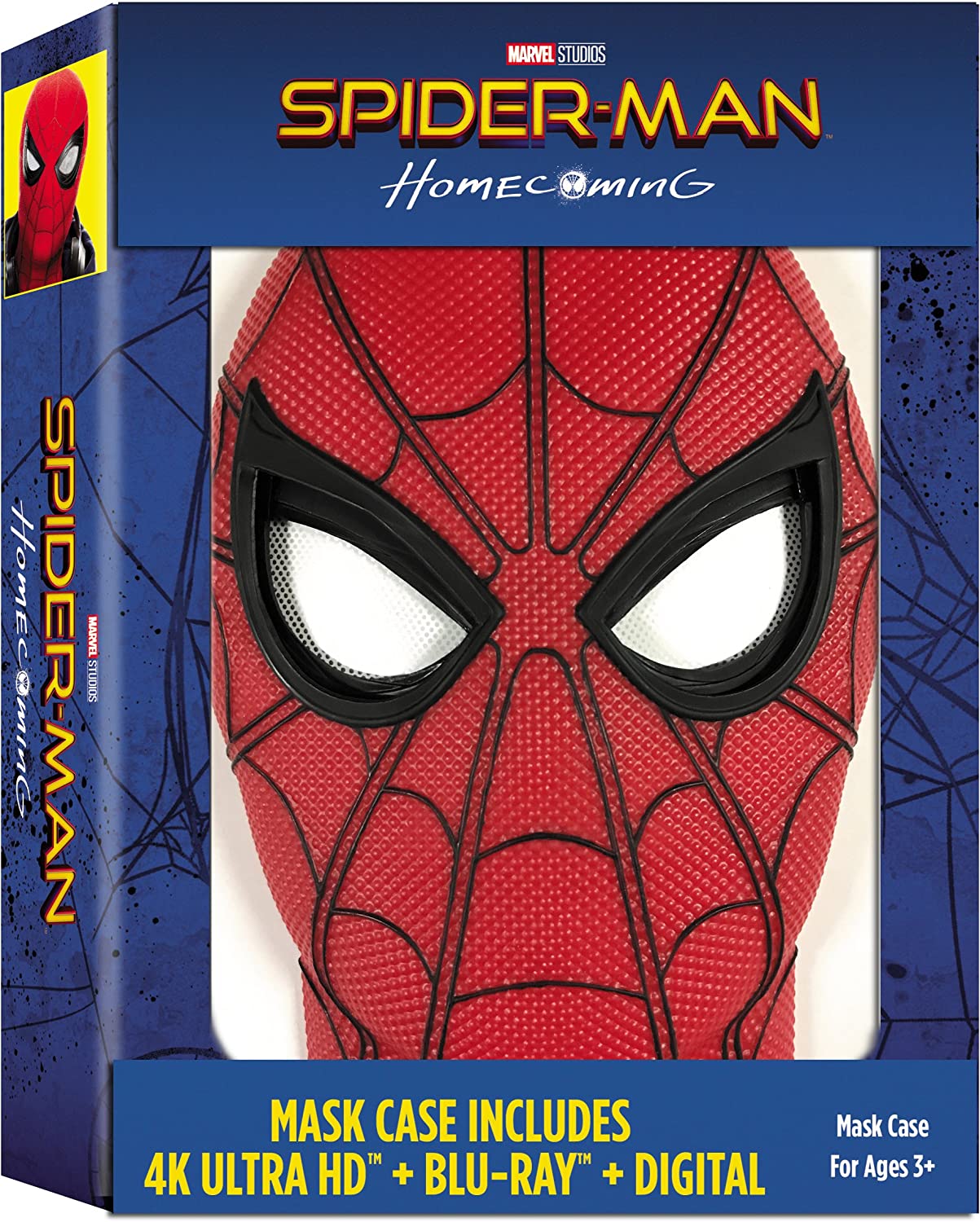 Spider-Man: Homecoming Exclusive Mask Case (Includes 4K UHD + Blu-Ray + Digital)