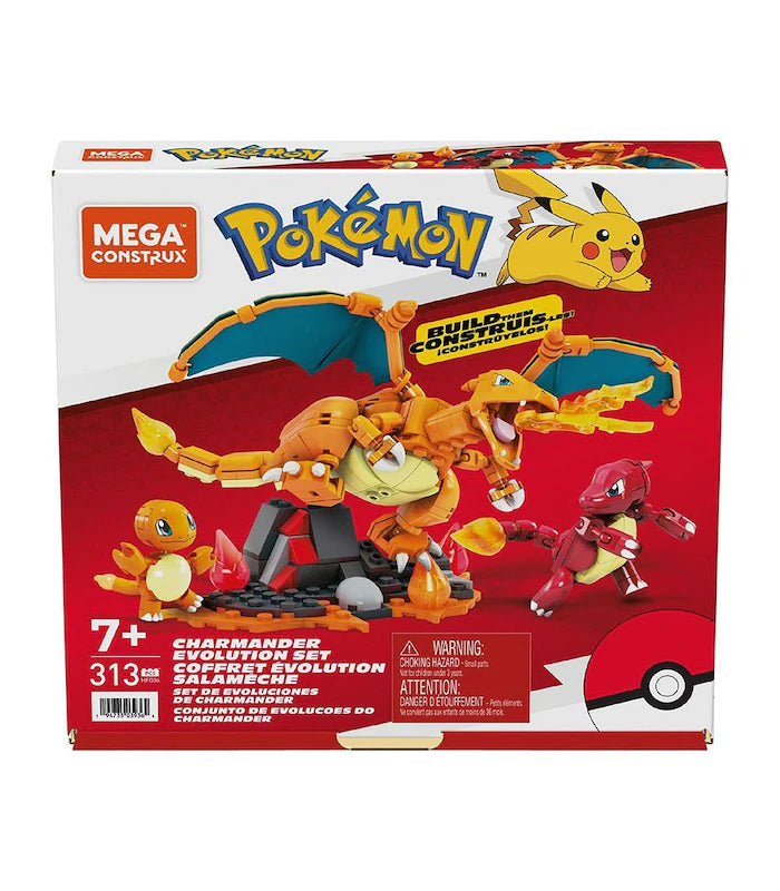 Mega Construx Pokemon Charmander Evolution