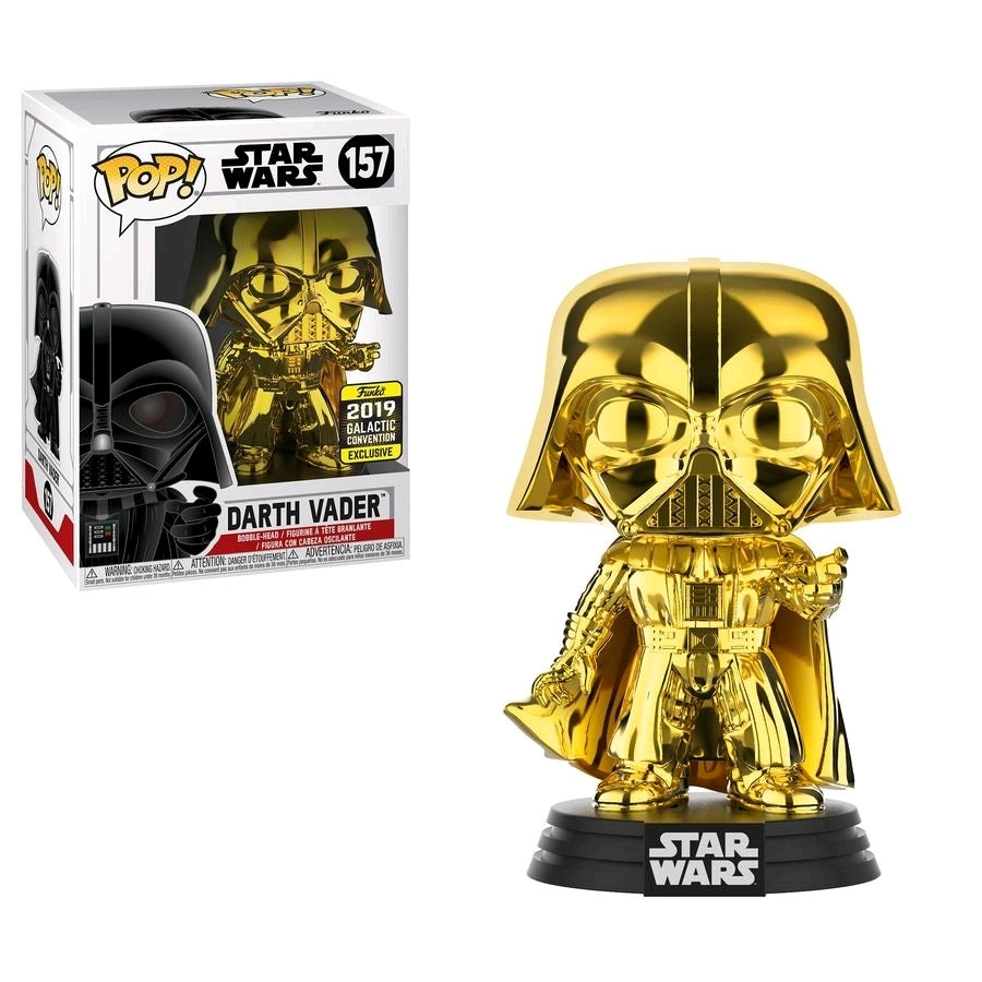 Funko POP! Vinyl Star Wars: Darth Vader Gold #157 - N05759