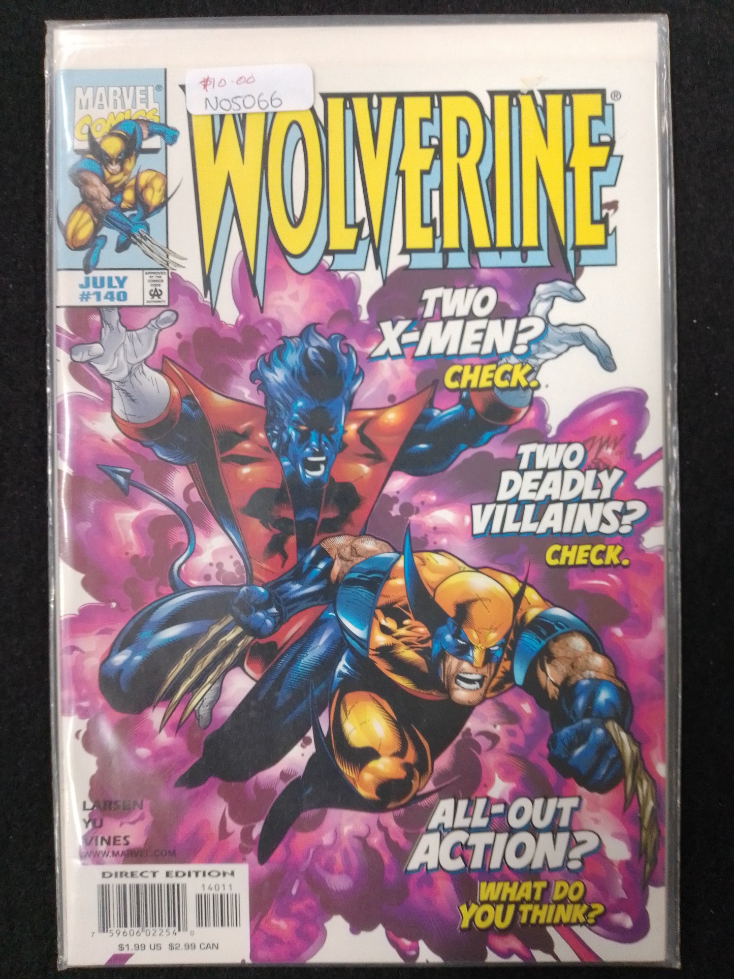 WOLVERINE #140 (1999) - MARVEL COMICS Comic Book - n05066