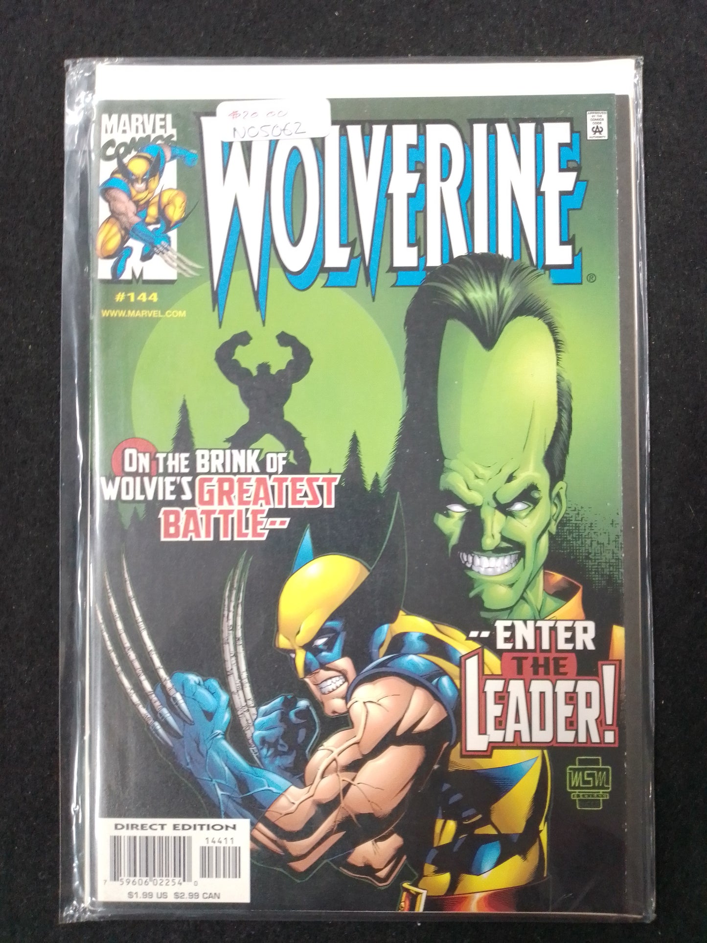 Wolverine Enter The Leader #144 Comic Book - n05062