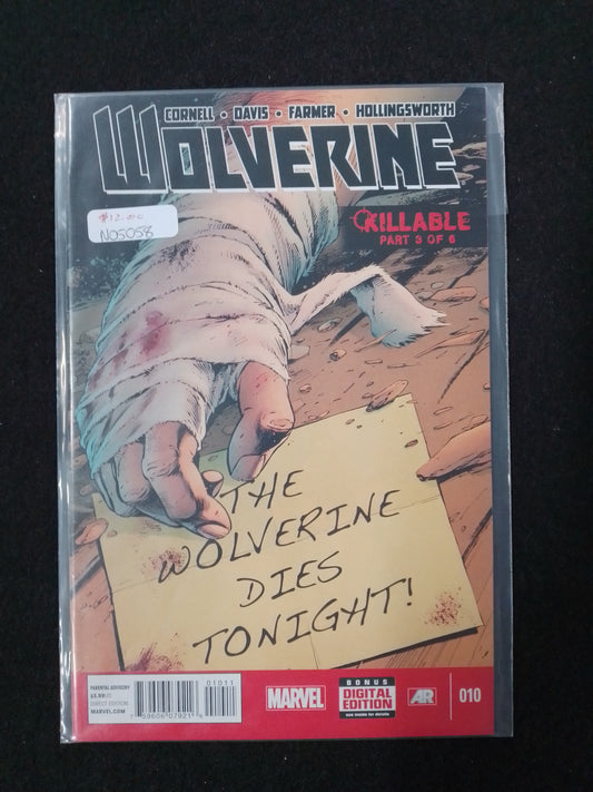 Wolverine Killable Part 3 Of 6 Comic Book - n05058