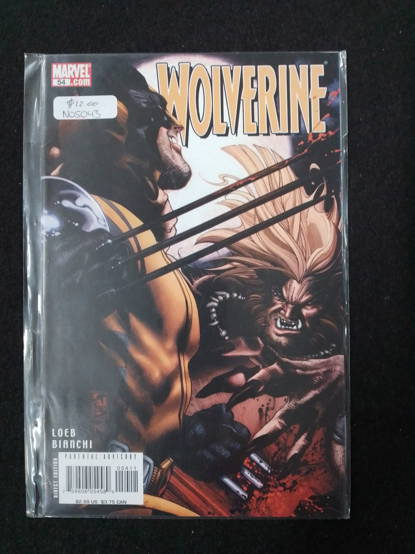 Wolverine #54 (July 2007) Featuring Sabretooth Marvel Comics - n05043