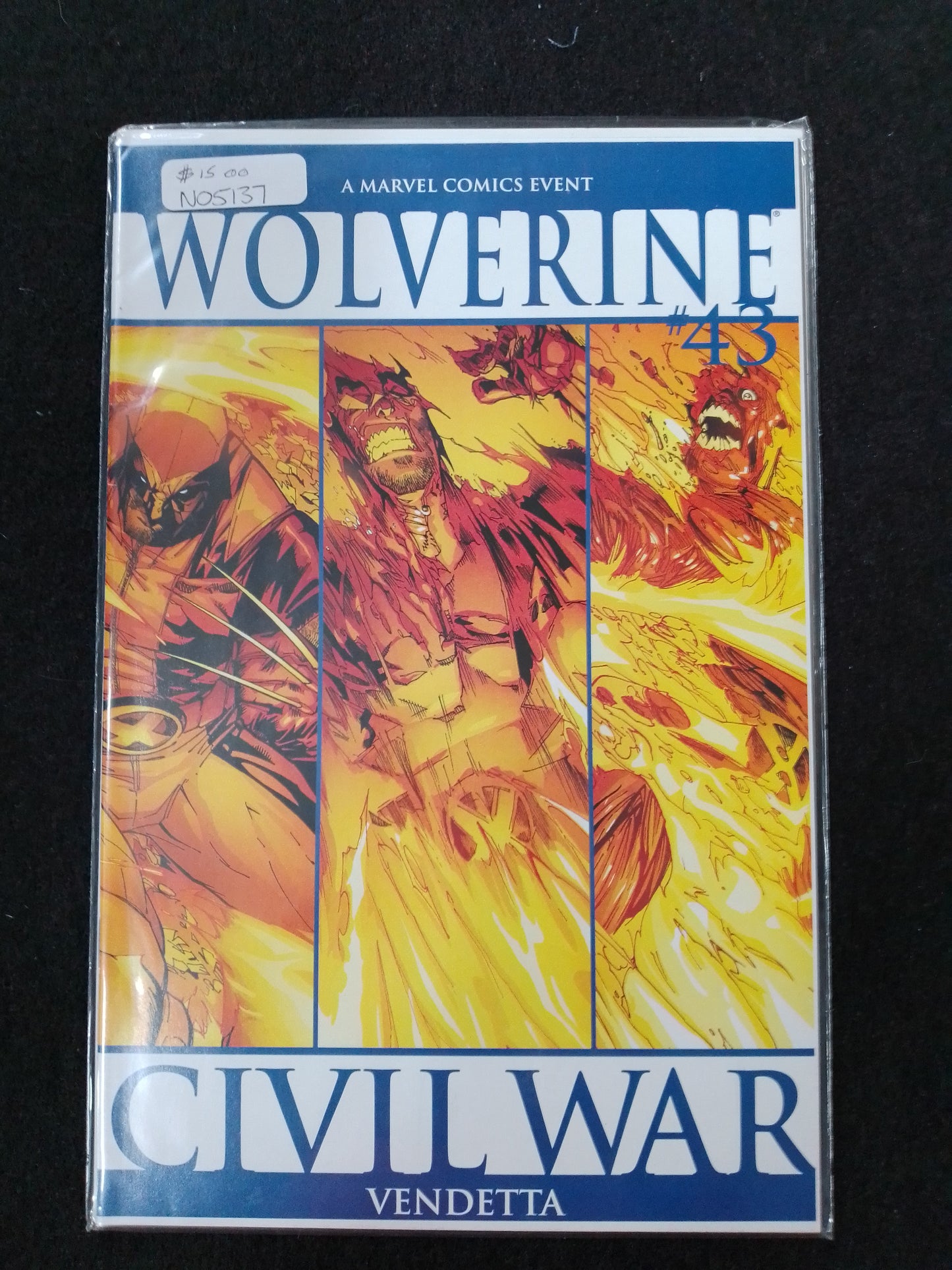 Wolverine Civil War Vendetta No 43 Comic Book - N05137