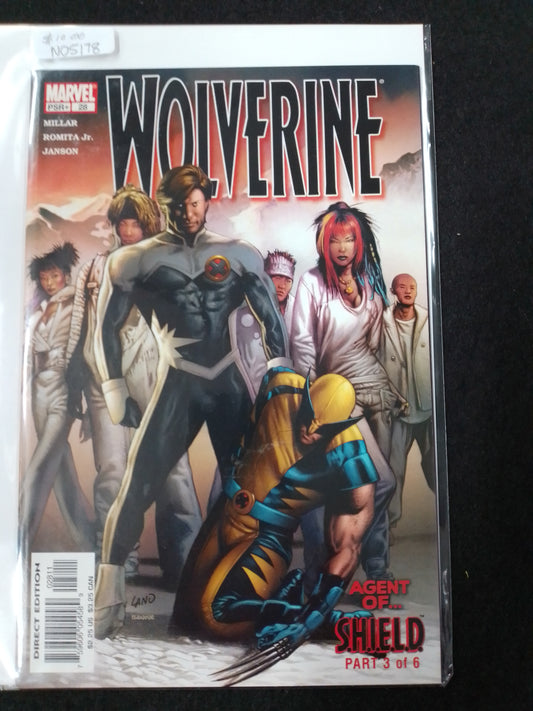 Wolverine Agent Of Sheild No 3 Of 6 Comic Book - N05178