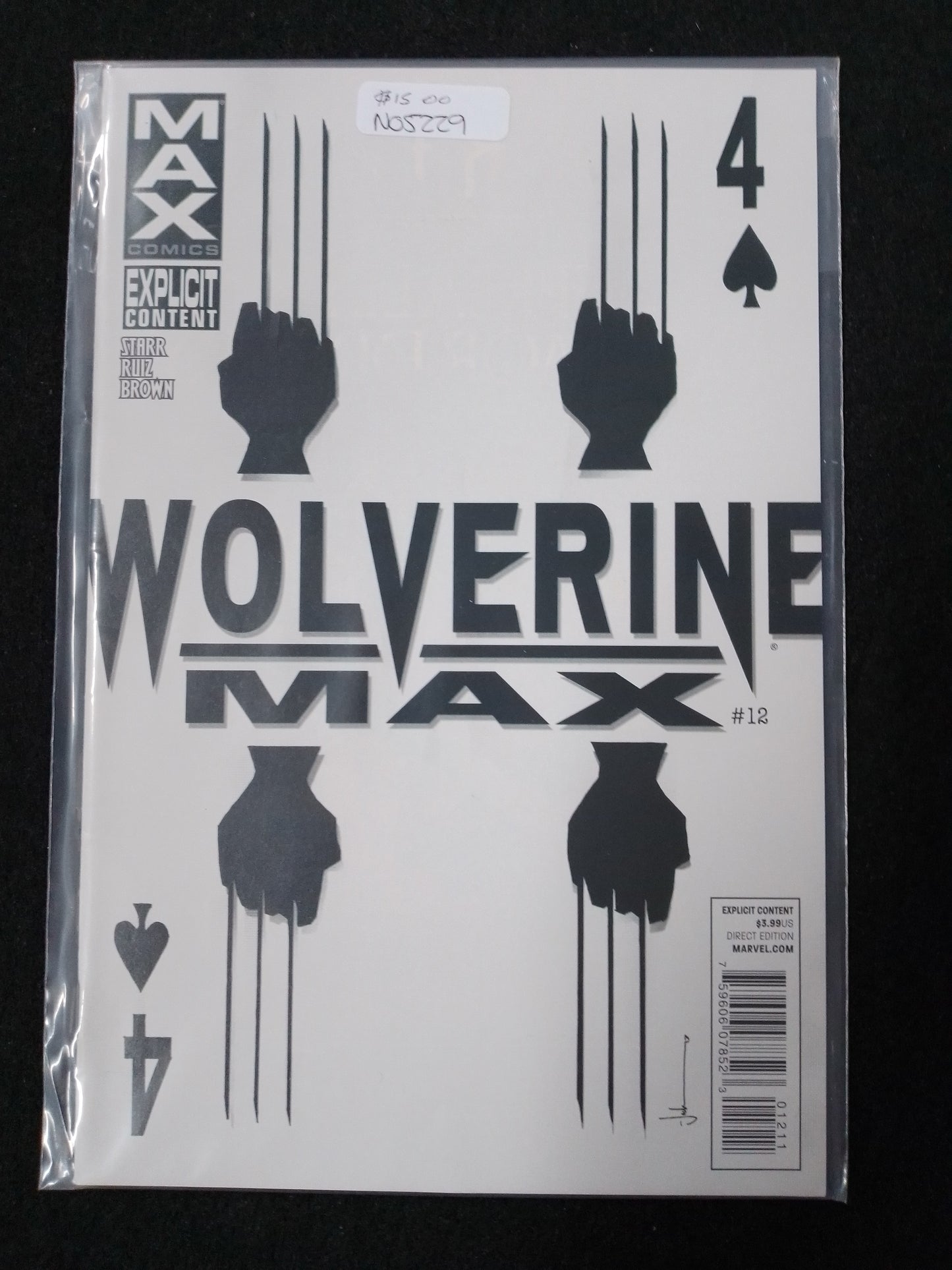 Wolverine Max #12 Comic Book - N05229