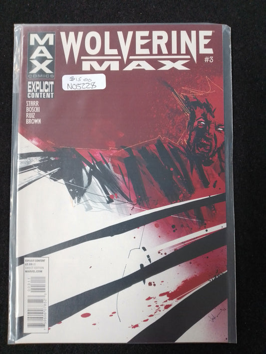 Wolverine Max #3 Comic Book - N05228