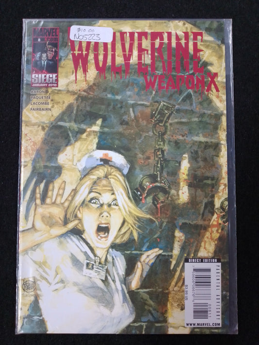 Wolverine Weapon X #8 Comic Book - N05223