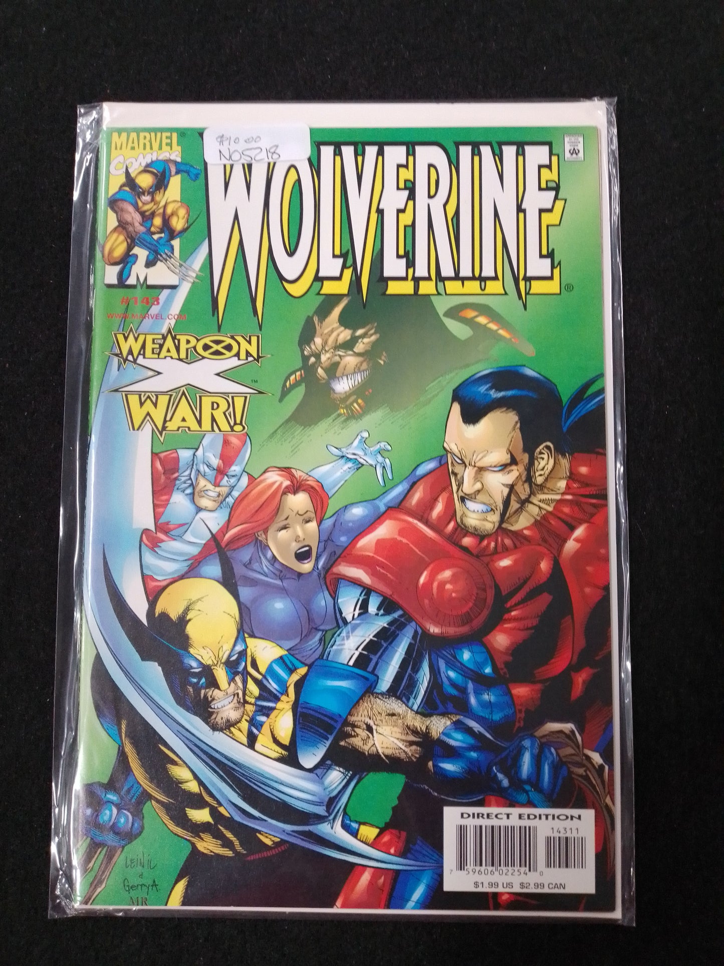 Wolverine Weapon X War #143 Comic Book - N05218