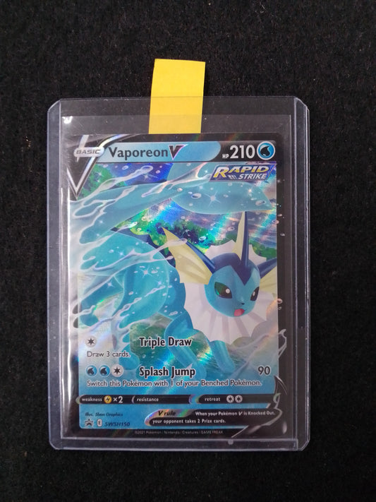 Pokemon Vaporeon V 210HP Rapid Strike Trading Card - N05284