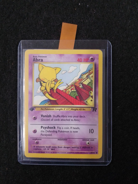 Pokemon Abra 40HP 49/82 Trading Card - N05280