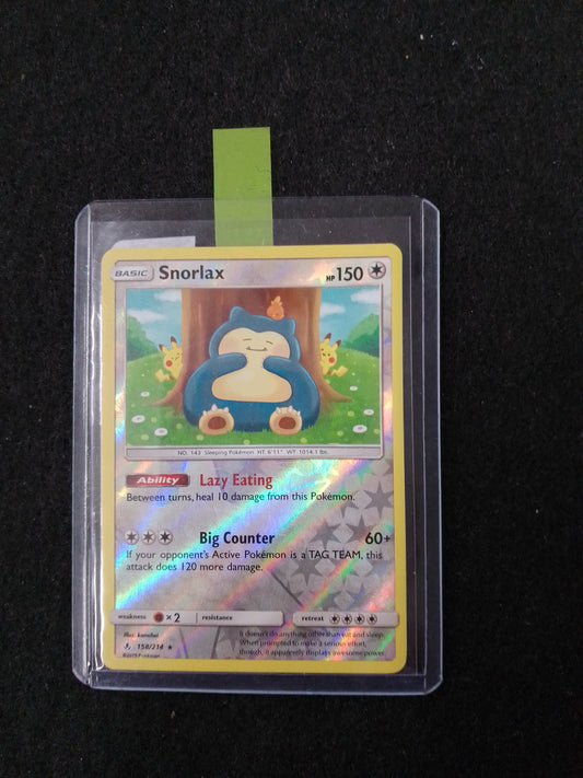 Pokemon Snorlax 150 HP Lazy Eating Trading Card - N05272