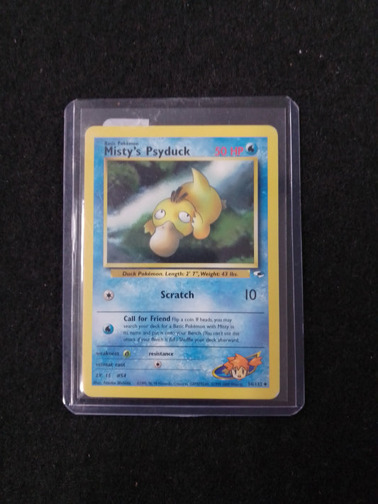 Pokemon Misty's Psyduck 50HP Scratch Trading Card - N05271