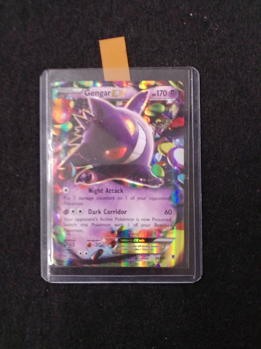 Pokemon Gengar EX 170HP Knight Attack Trading Card - N05270