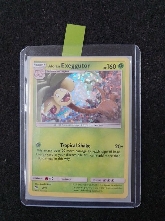 Pokemon Alolan Exeggutor 160HP 2/12 Trading Card - N05298