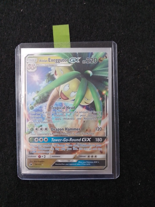 Pokemon Alolan Exeggutor 220HP 74/111 Trading Card - N05296