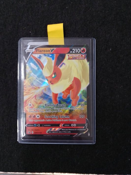 Pokemon Flareon V 210HP Single Strike Trading Card - N05292