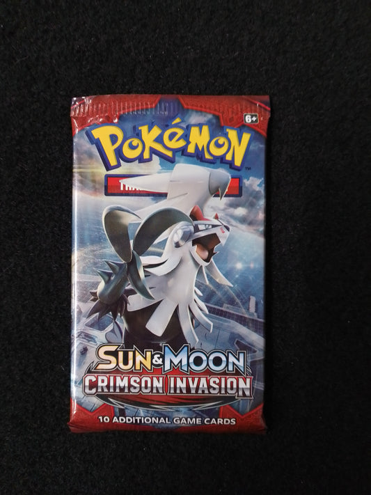 Pokemon Sun And Moon Crimson Invasion Card Pack - N05534