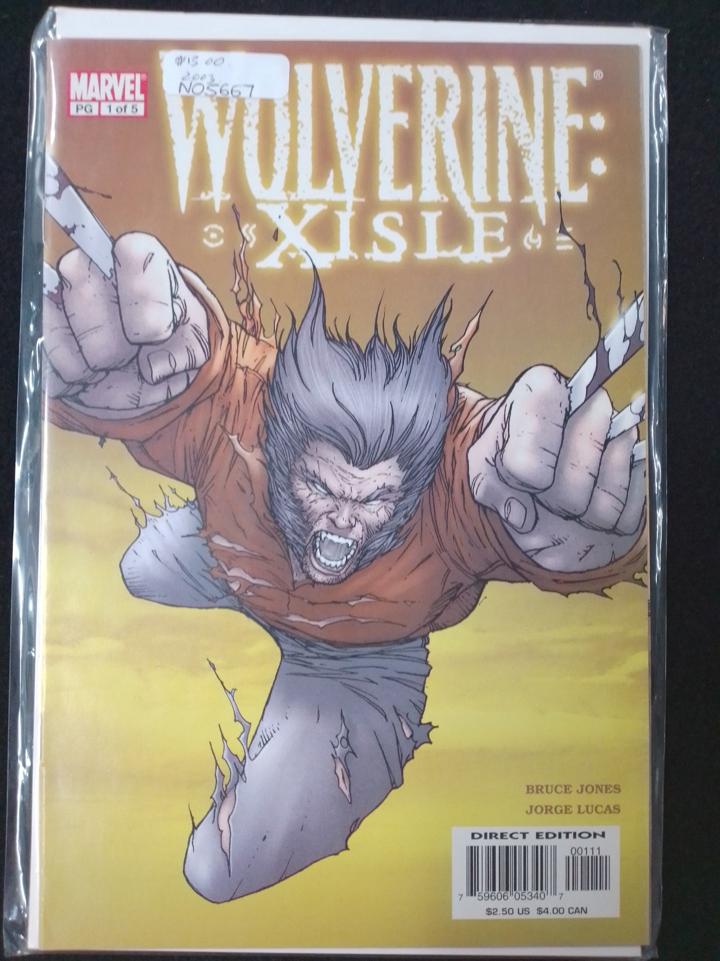 Wolverine Xisle 1 of 5 Comic Book - N05667