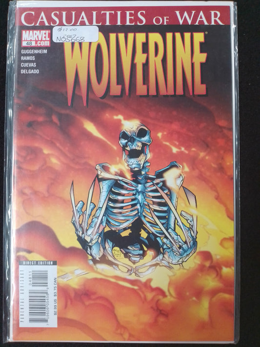 Wolverine Casualties Of War #48 Comic Book - N05668