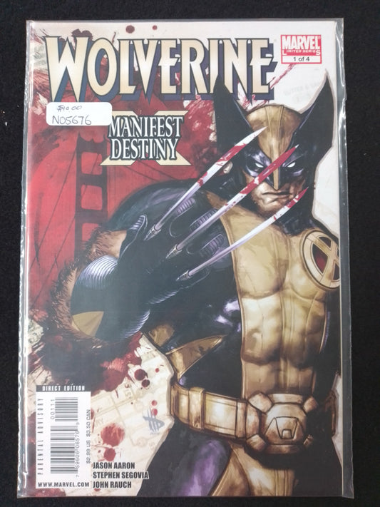 Wolverine Manifest Destiny 1 Of 4 Comic Book - N05676