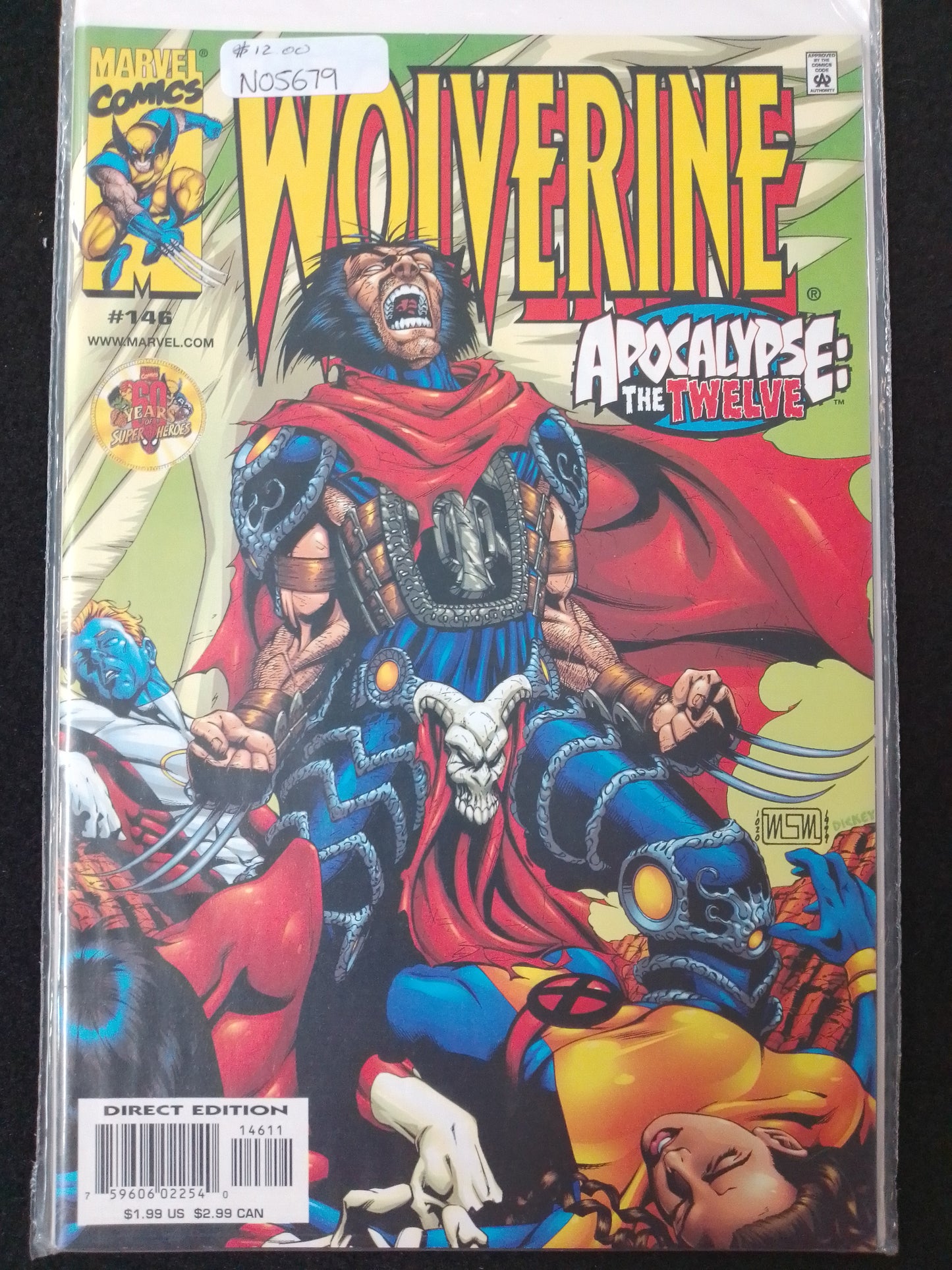 Wolverine #146 - MARVEL Comics 2000 Apocalypse The Twelve - N05679