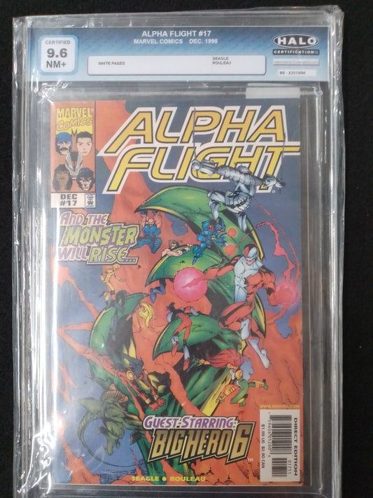 Alpha Flight #17 Marvel Comics Dec 1998 Graded 9.6 Comic Book - N05706