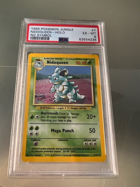 Pokemon - 1st edition Nidoqueen Holo - 7/64 Jungle Exc