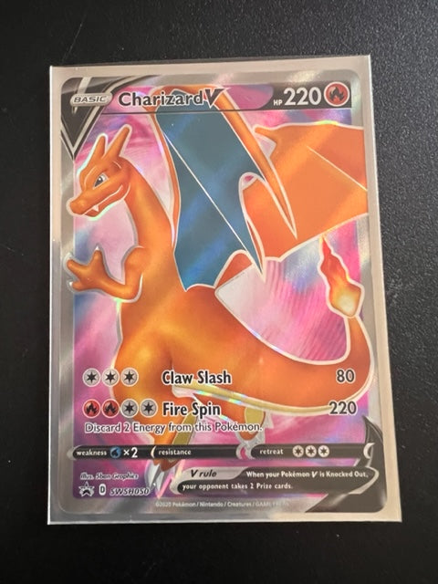 Pokemon TCG - SWSH Promo Charizard V Full Art Ultra Rare Card - SWSH050