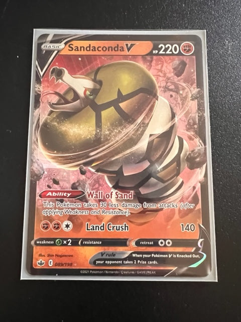 Sandaconda V - 089/198 - Chilling Reign - Ultra Rare - Pokémon TCG Card - NM