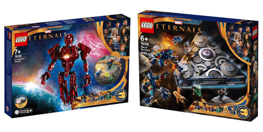 LEGO officially debuts four upcoming Marvel Eternals sets with all-new minifigures