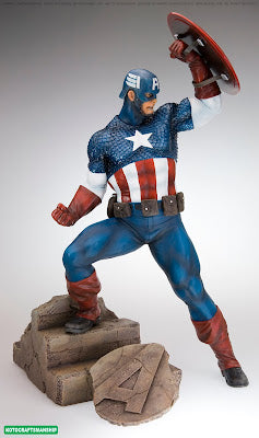 AVENGERS REBORN CAPTAIN AMERICA FINE ART STATUE