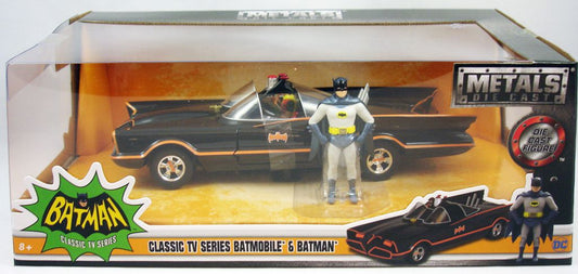 Jada Toys Metals Die Cast Classic TV Series Batmobile & Batman 1:24 Scale