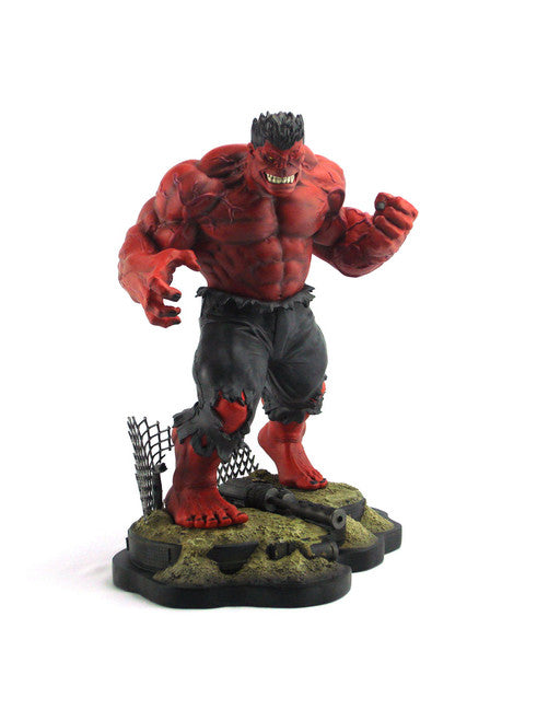 Bowen Designs Red Hulk Painted Statue