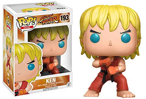 Funko Pop Street Fighter Ken Exclusive Vinyl Figure #193