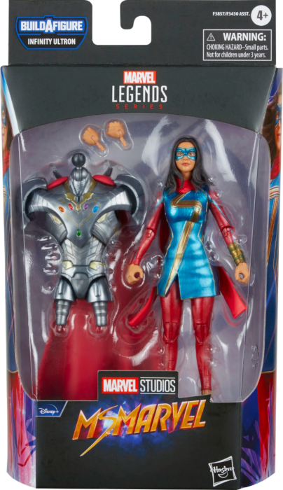 Ms. Marvel (2022) - Ms. Marvel Marvel Legends 6” Scale Action Figure (Infinity Ultron Build-A-Figure)