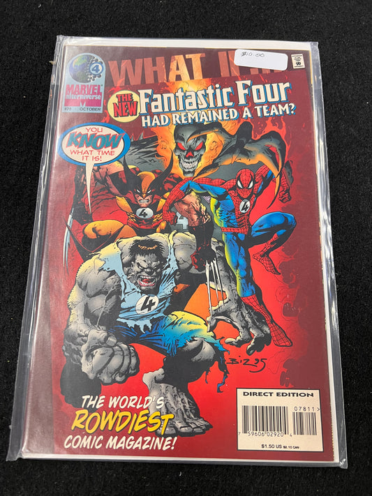 What If...? The New Fantastic Four Had Remained a Team #78 Marvel Comic