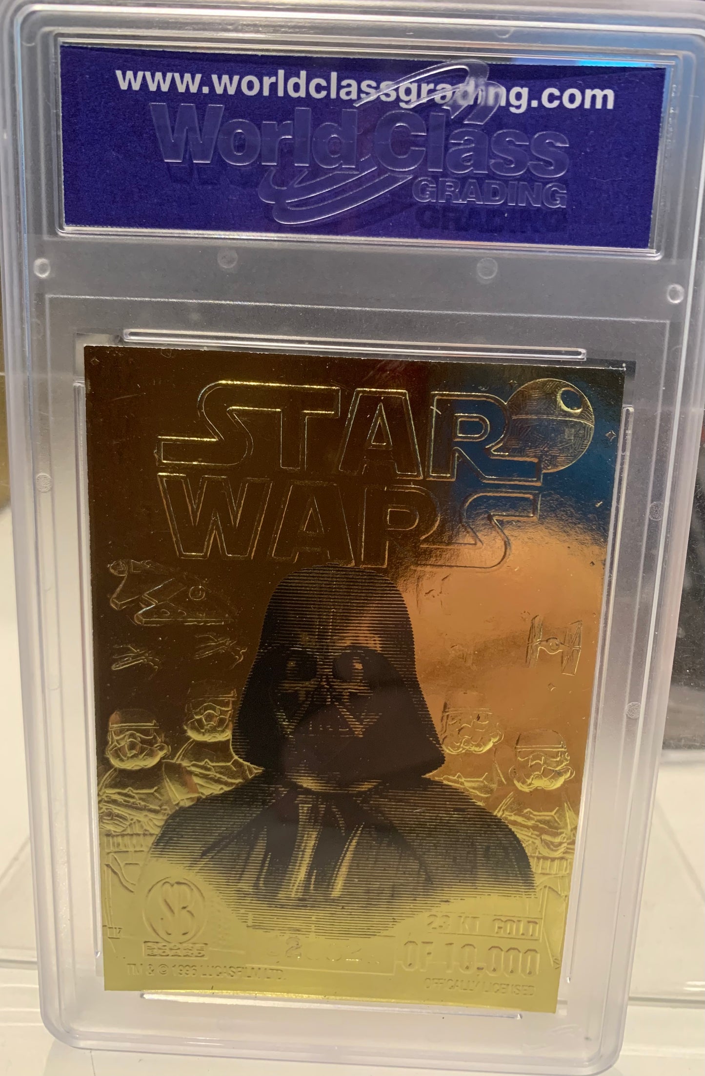 Star Wars Gold card Darth Vader