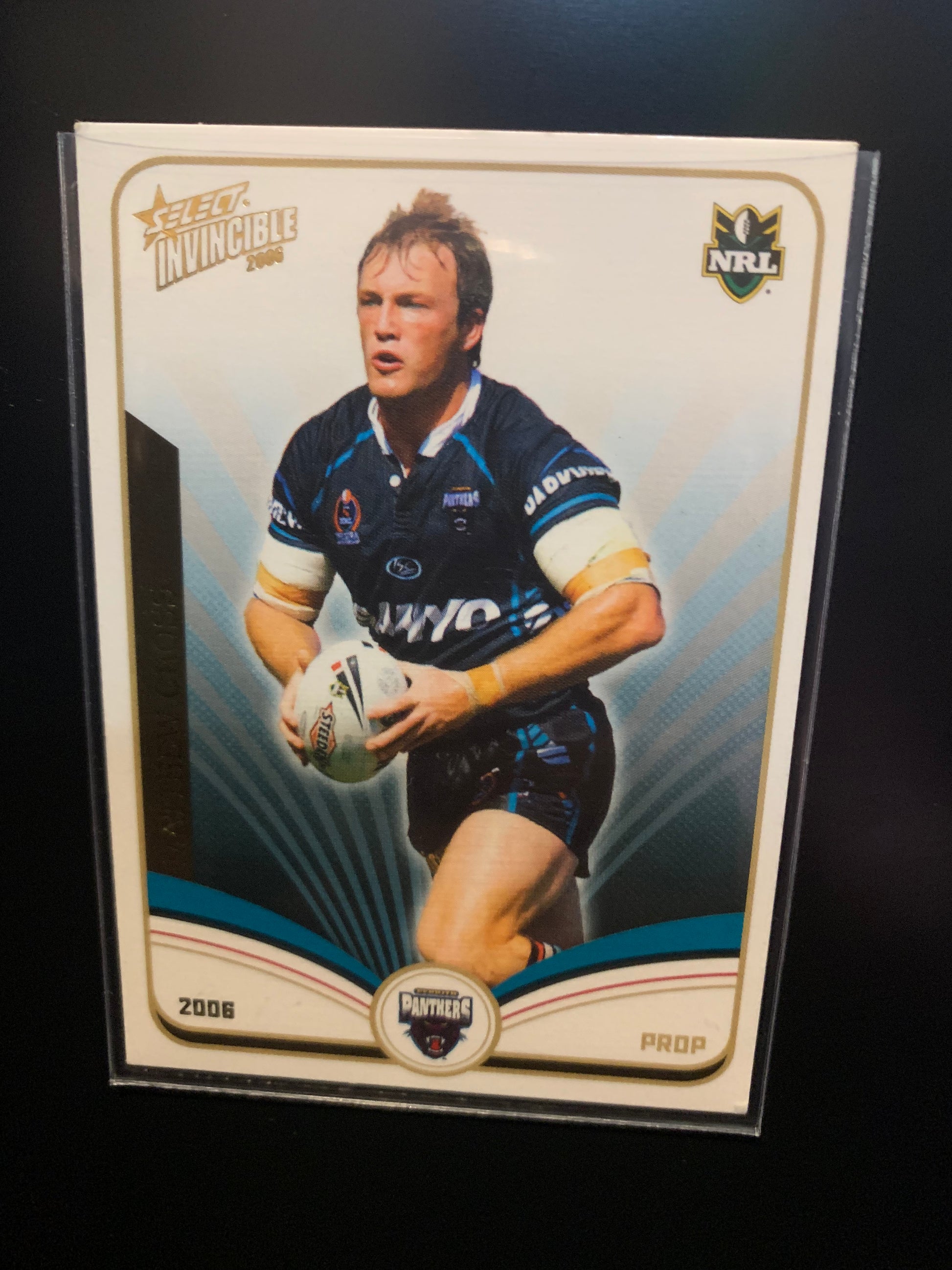 Matthew cross nrl signed card – Captain Comics and Collectables Pty Ltd