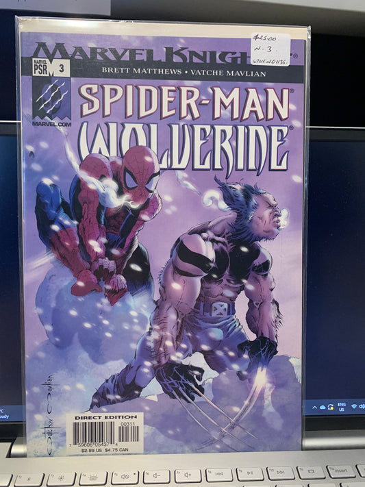 Spider-Man Wolverine comic