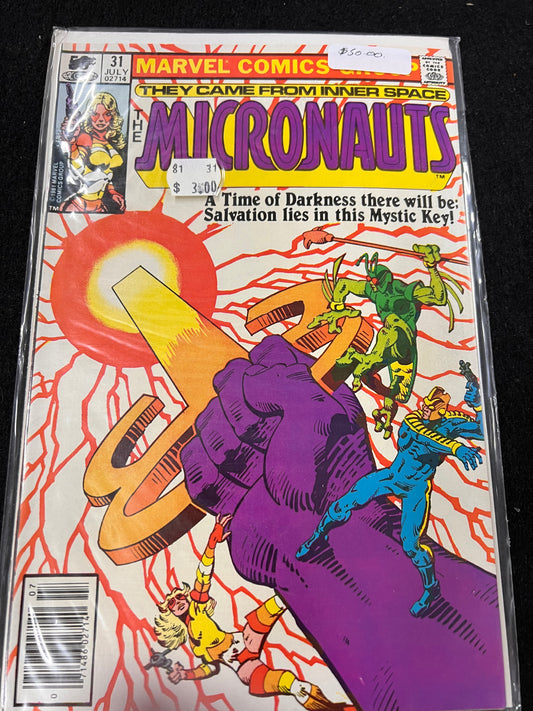 MICRONAUTS #31. MANTLO / BRODERICK / MILLER. MARVEL. 1981.